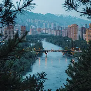 冬天情侣长白山旅游图片